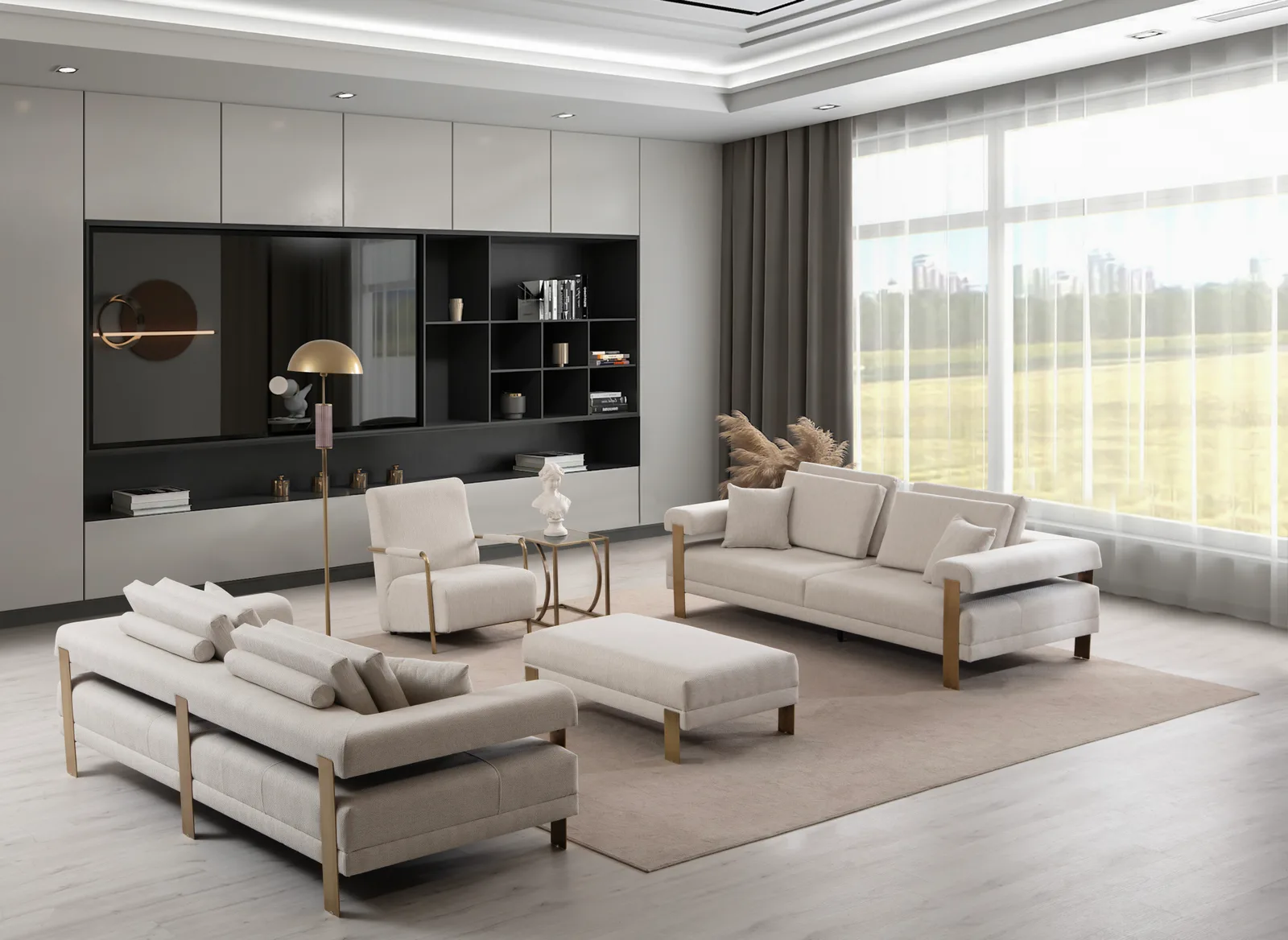 Deep Living Koltuk Takımı - Gold 6