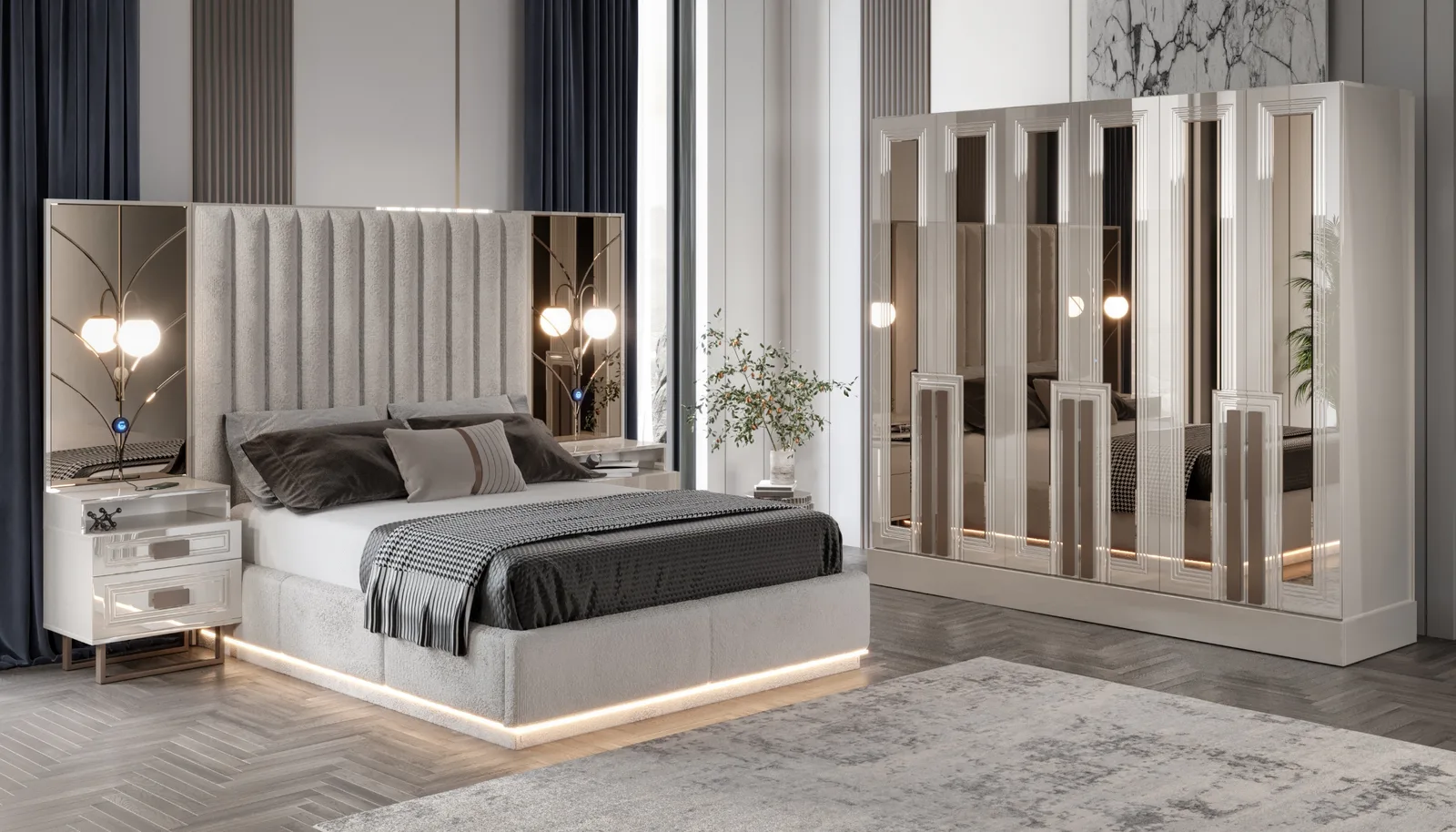 Fendi Yatak Odası Takımı 3