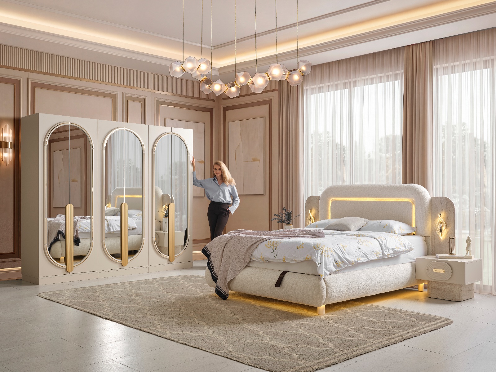 Capri Yatak Odası Takımı