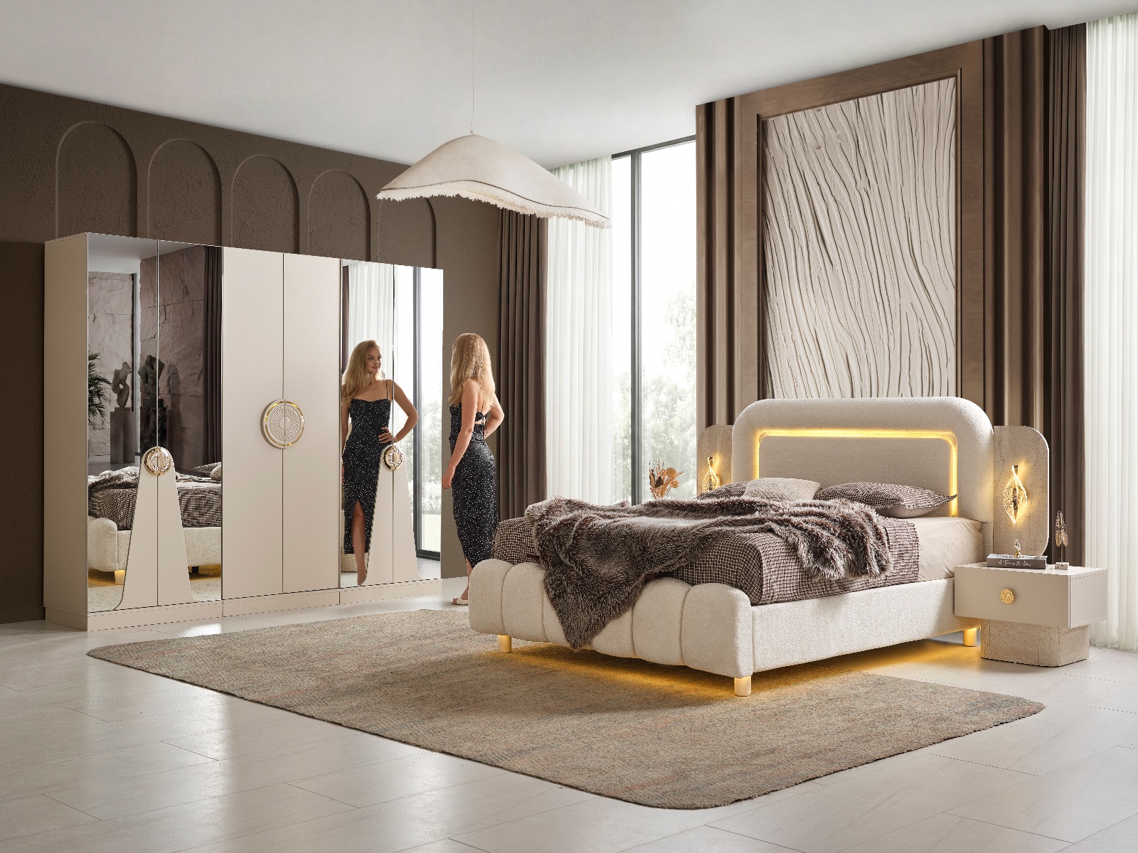 Potenza 6 Kapılı Gardrop 3