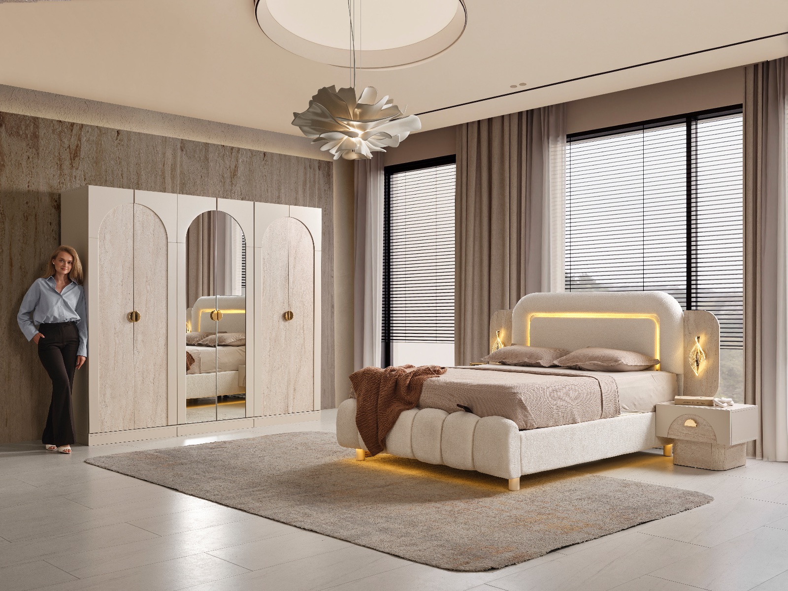 Toscana 6 Kapılı Gardrop 2